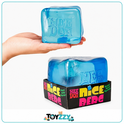 NeeDoh Nice Berg giant blue sensory squishy cube